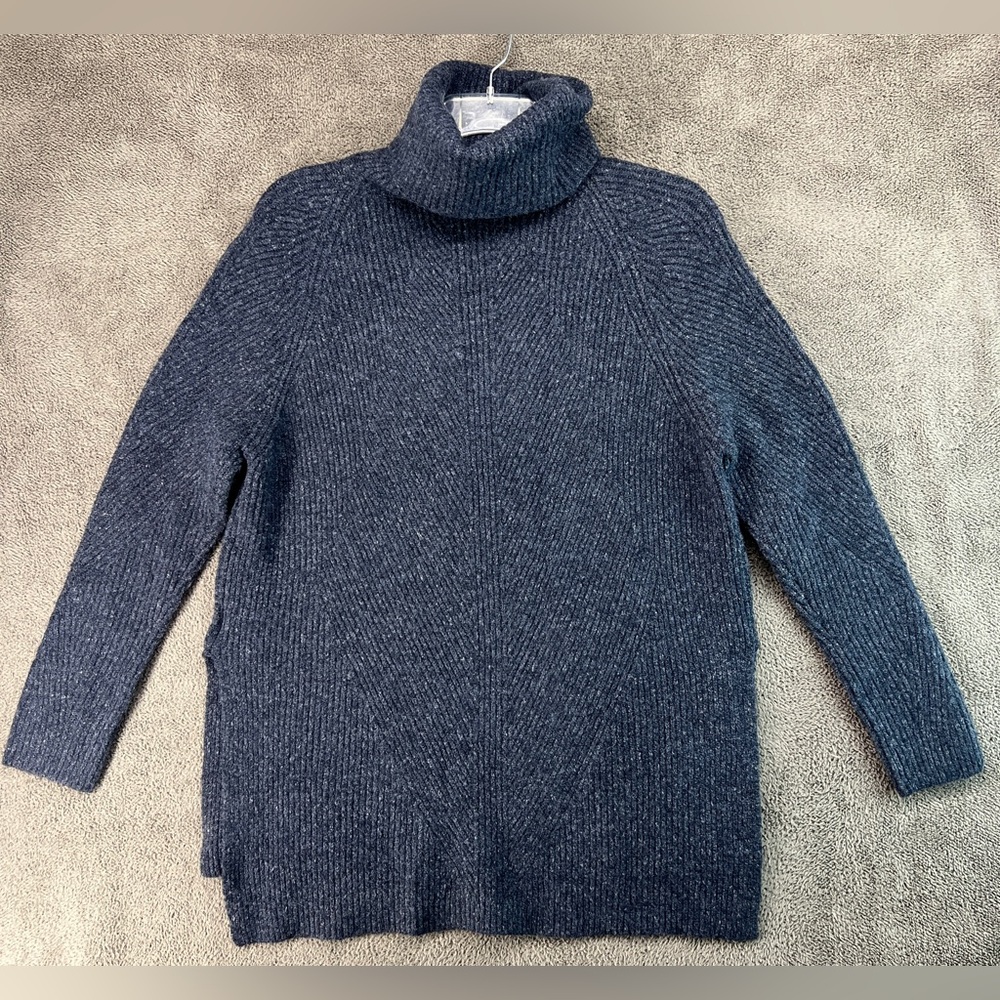 Sweaty Betty Blue Shakti Wool Blend Jumper Sweater Size L New With Tag